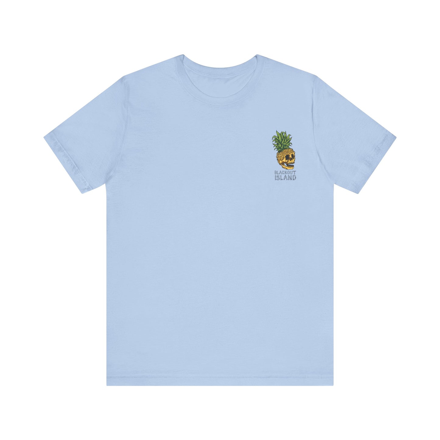 Pineapple Skull T-Shirt Short Sleeve Shirt