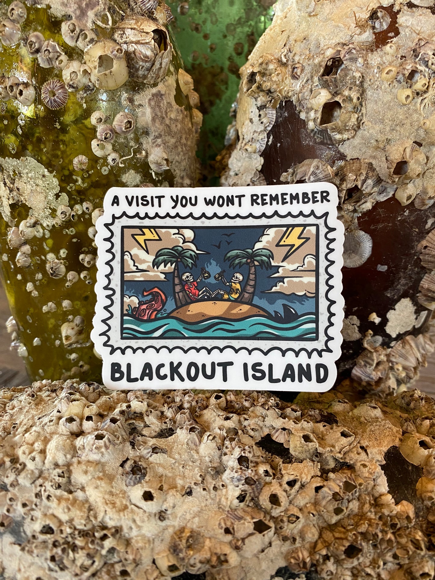 A Visit You Wont Remember Waterproof Sticker