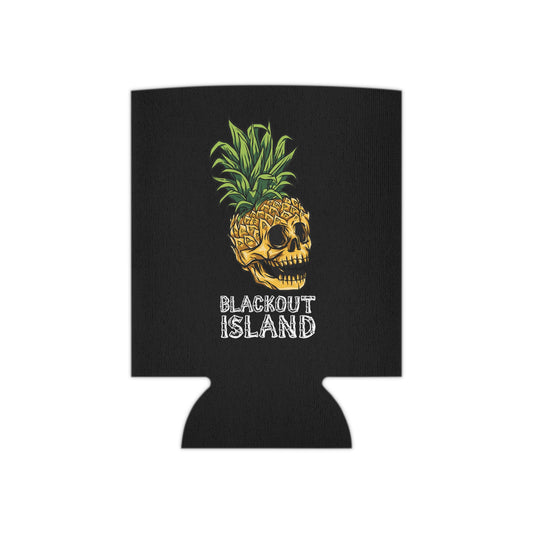 Blackout Island Pineapple Skull Drinking Can Cooler Koozie