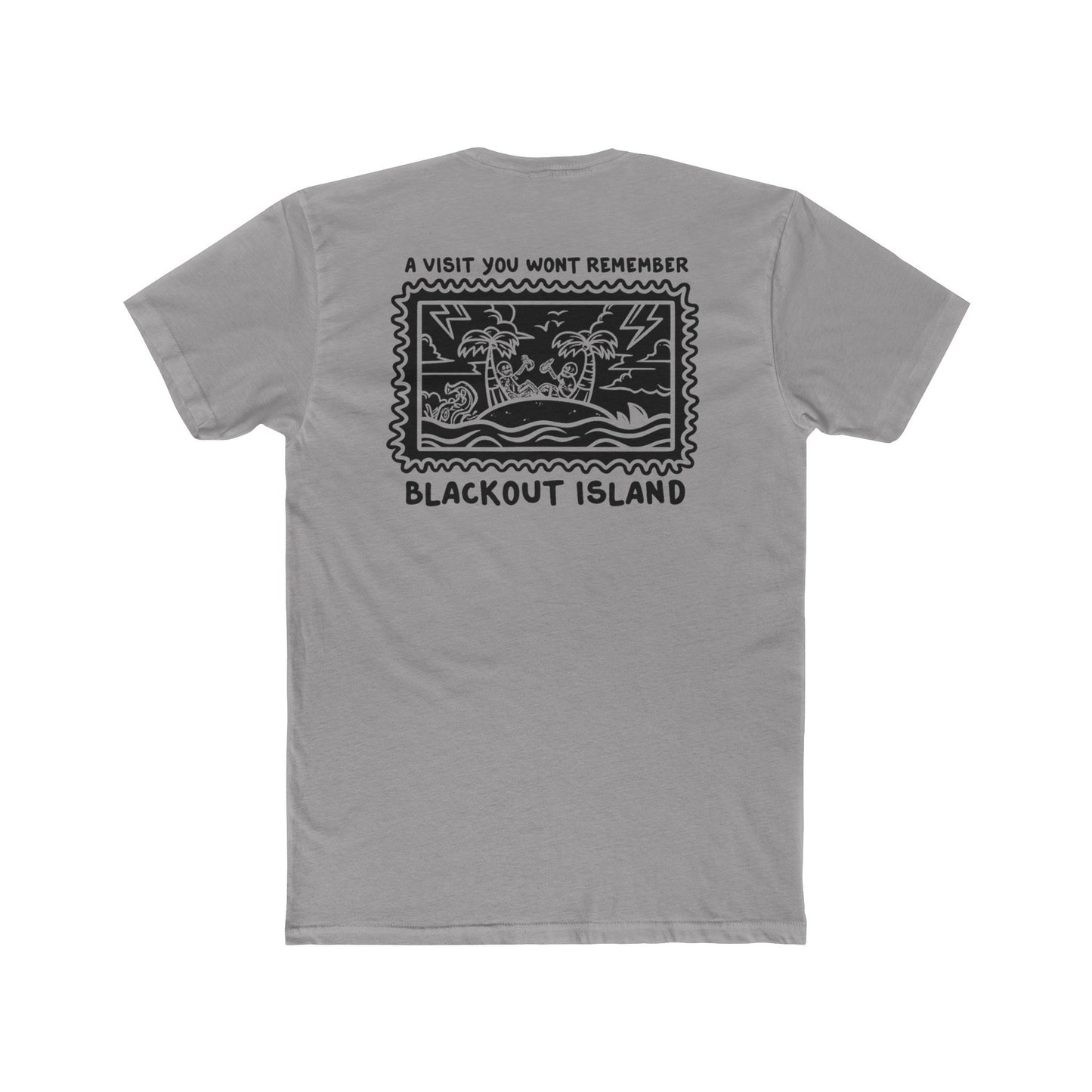A Visit You Wont Remember Reverse Blackout Island Tee