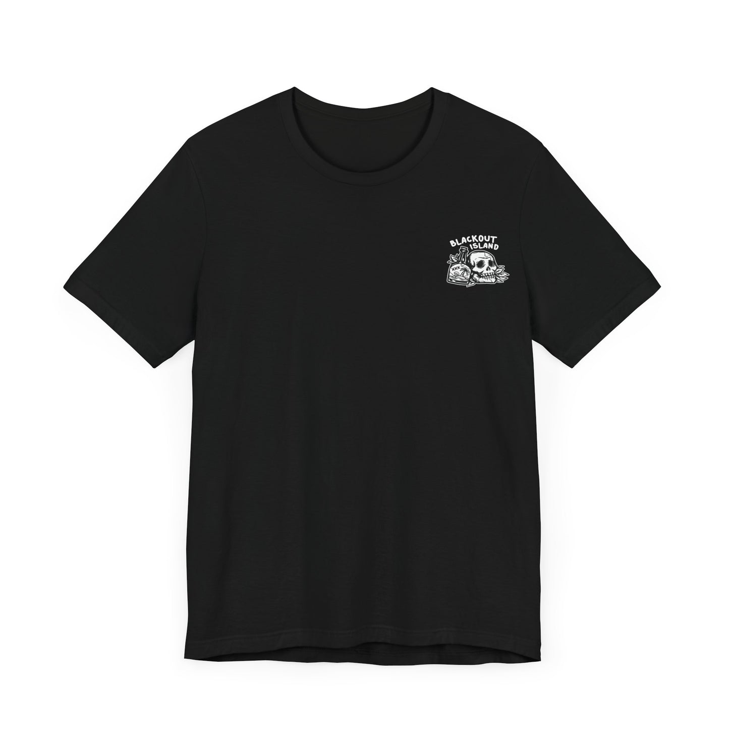 A Visit You Wont Remember Blackout Island T-Shirt Short Sleeve Tee