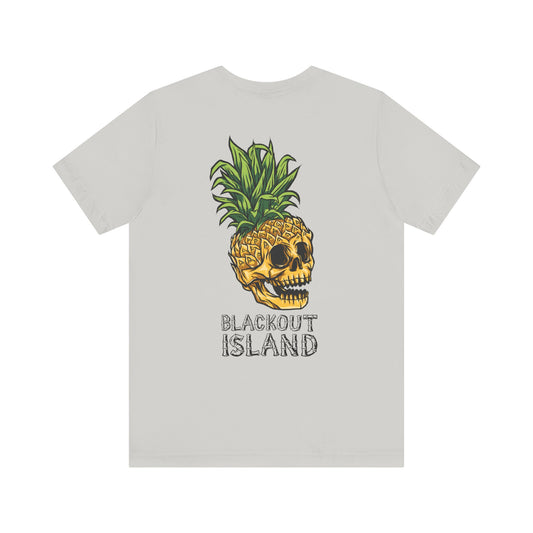 Pineapple Skull T-Shirt Short Sleeve Shirt