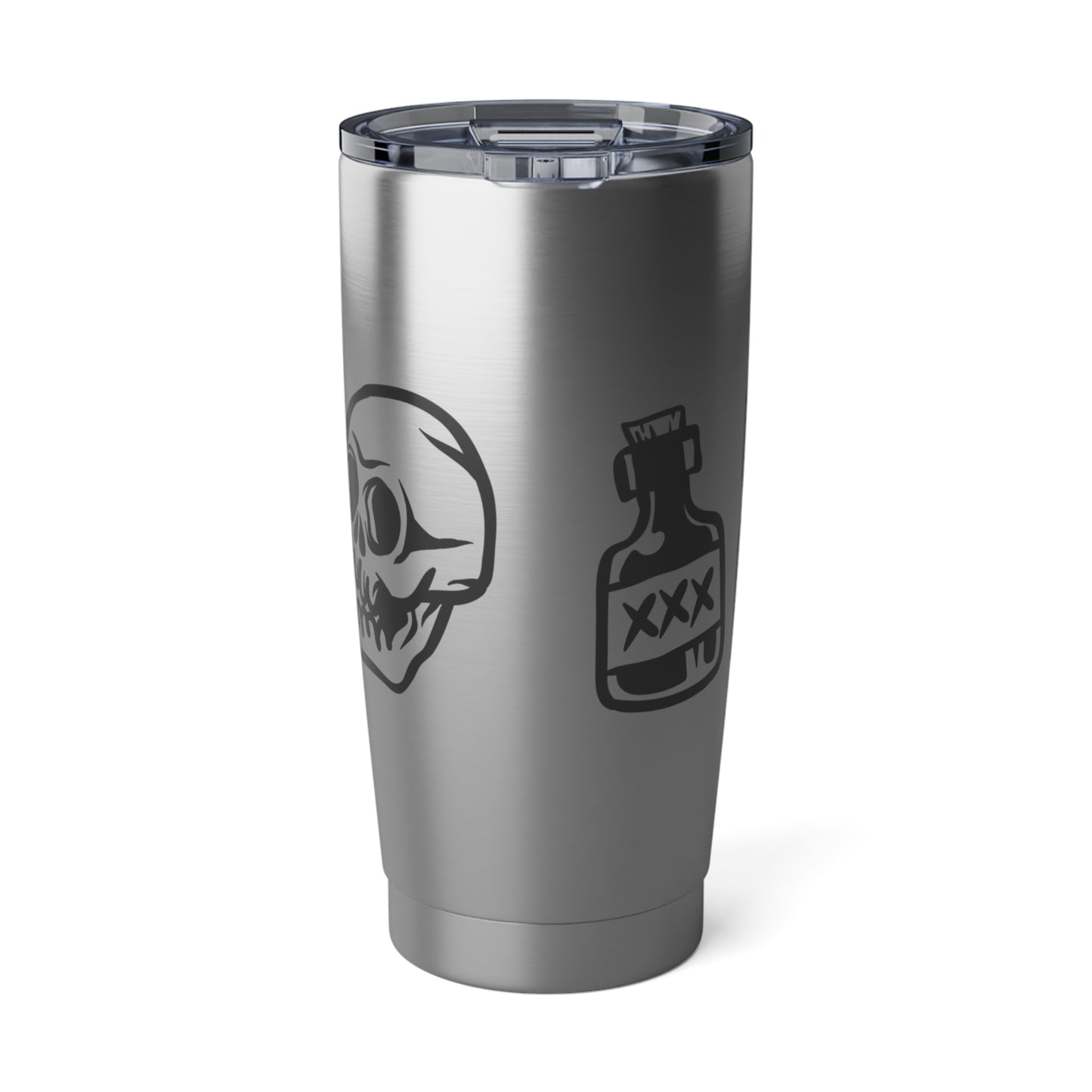 Skull and Bottle Metal 20oz Tumbler