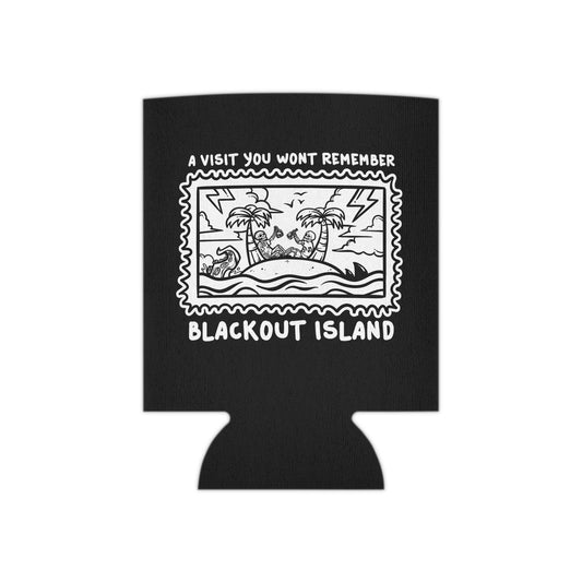 Blackout Island A Visit You Wont Remember Drinking Can Cooler Koozie