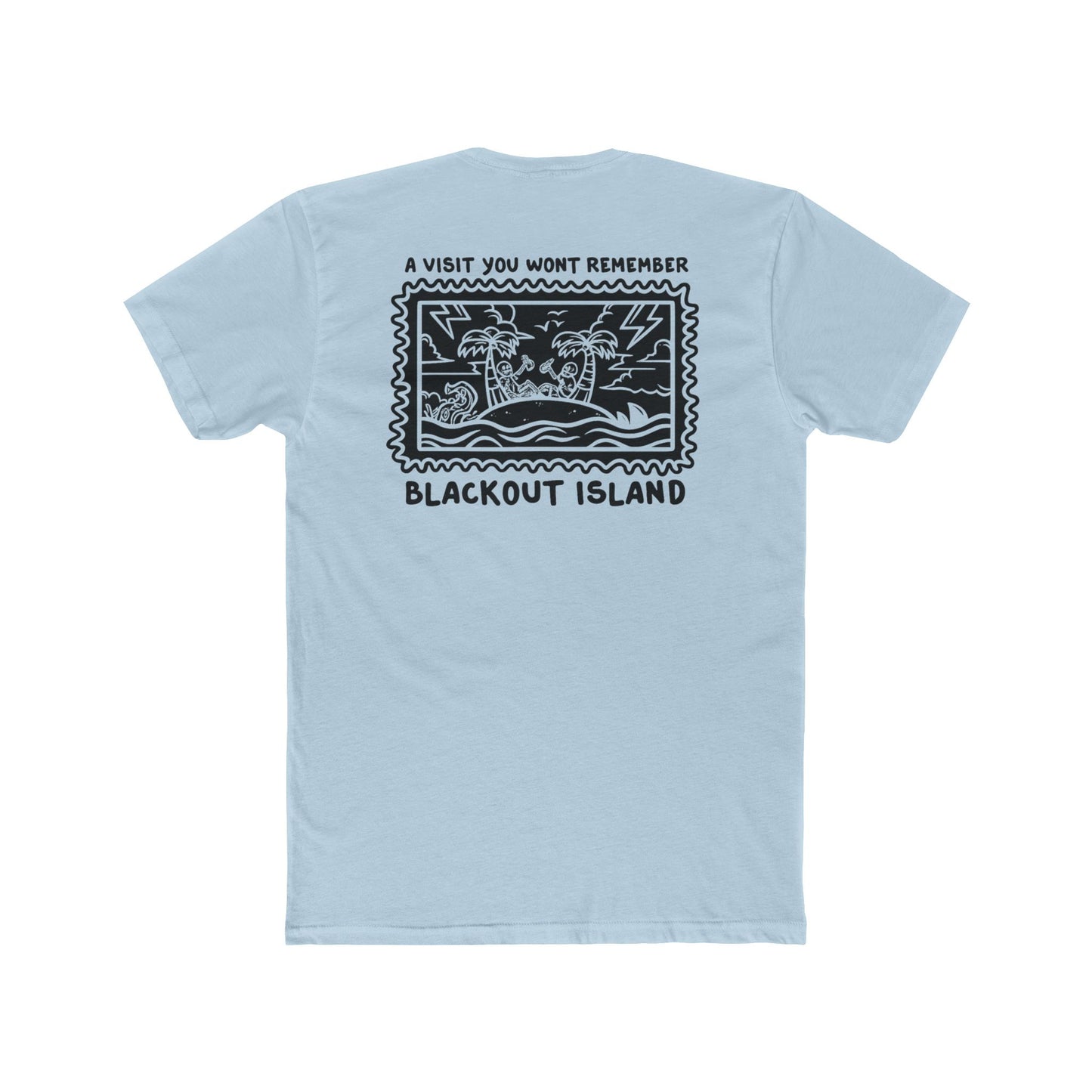 A Visit You Wont Remember Reverse Blackout Island Tee