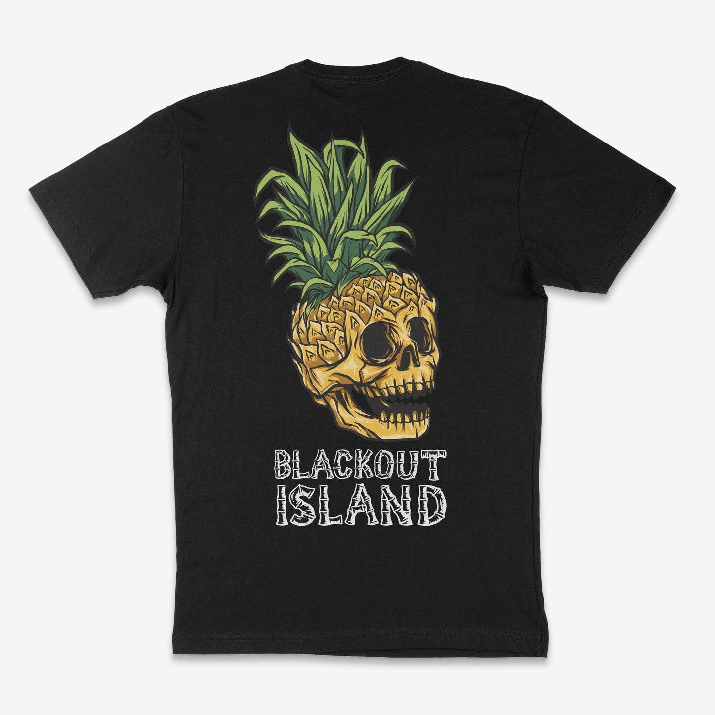 Pineapple Skull Shirt Short Sleeve Shirt