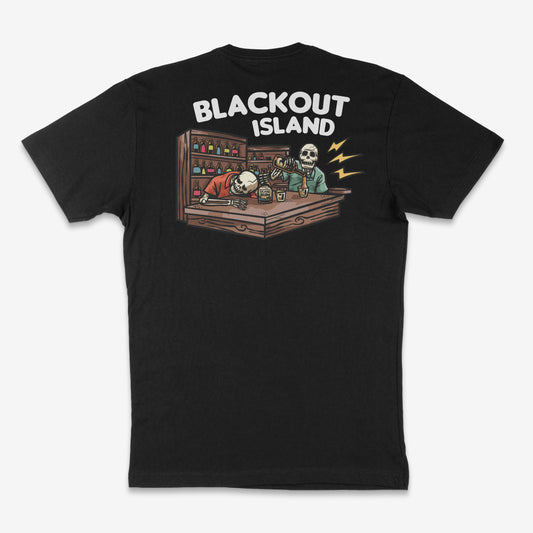 Slumped Skeleton T-Shirt Short Sleeve Shirt
