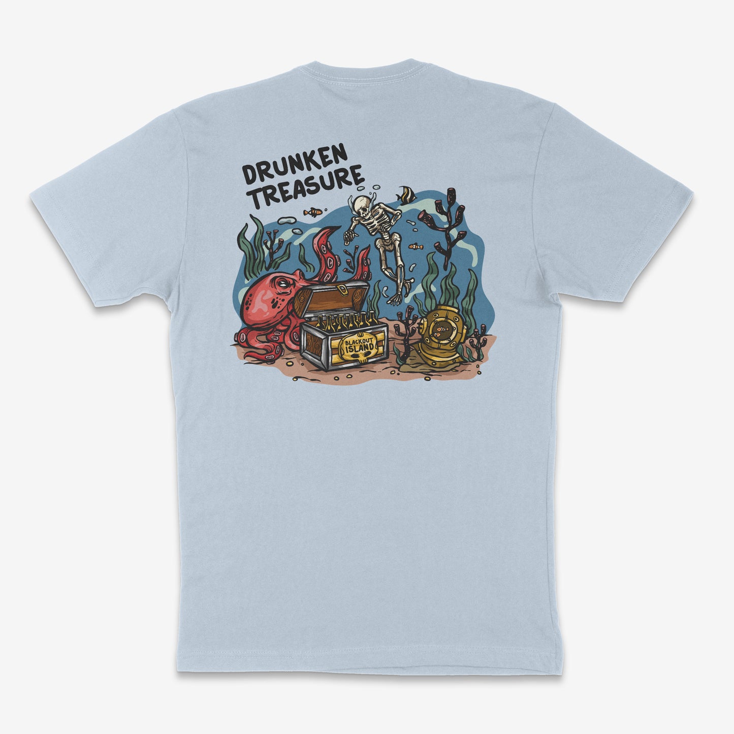 Drunken Treasure T-Shirt Short Sleeve Shirt