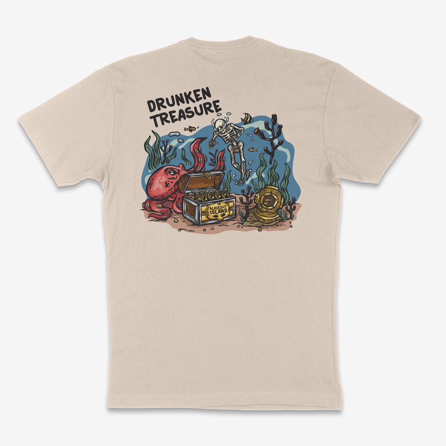 Drunken Treasure T-Shirt Short Sleeve Shirt