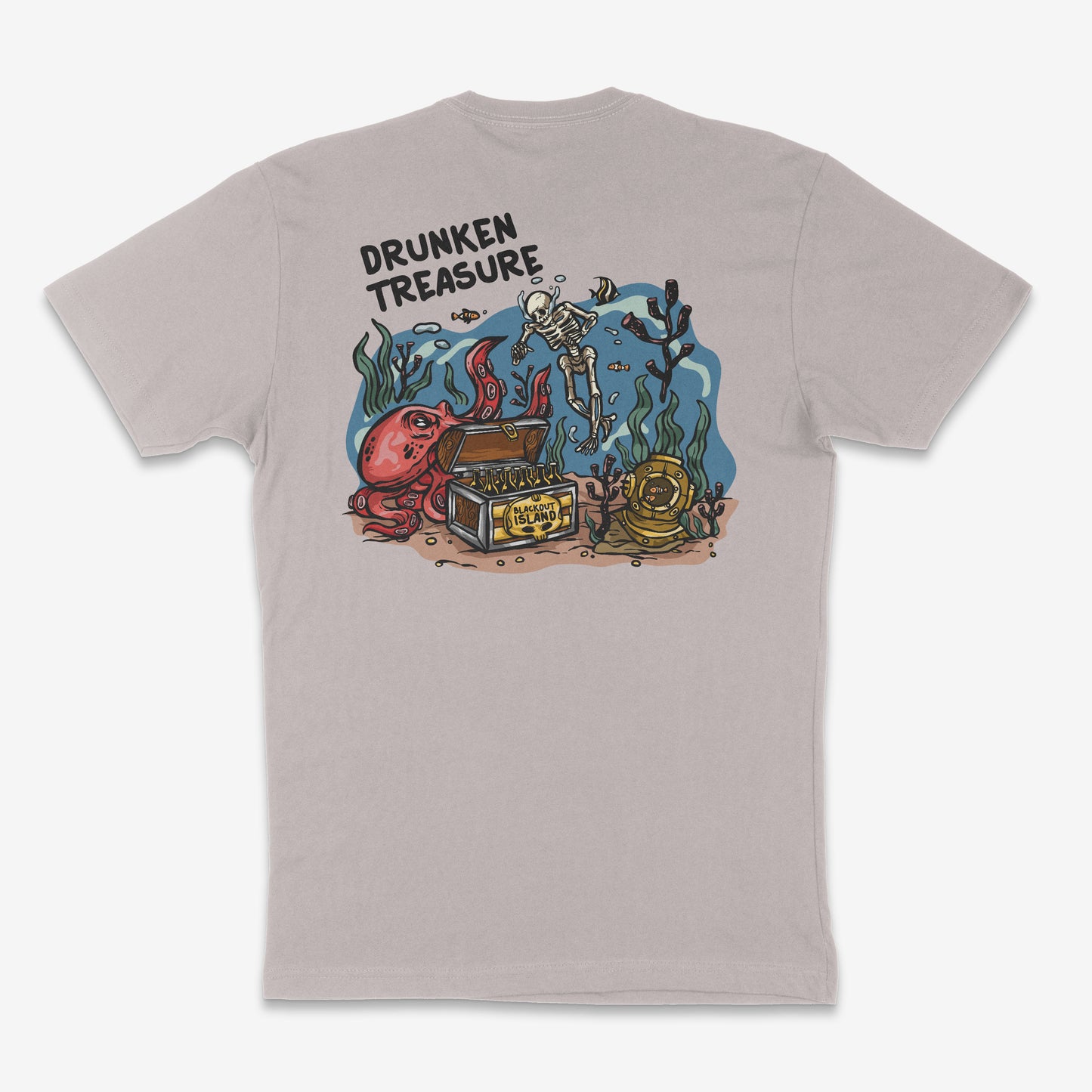 Drunken Treasure T-Shirt Short Sleeve Shirt