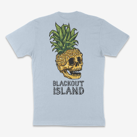 Pineapple Skull T-Shirt Short Sleeve Shirt