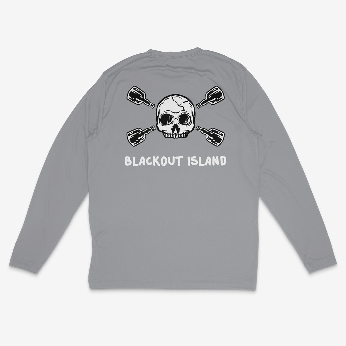Skull and Bottle SPF Fishing Long Sleeve Performance Shirt