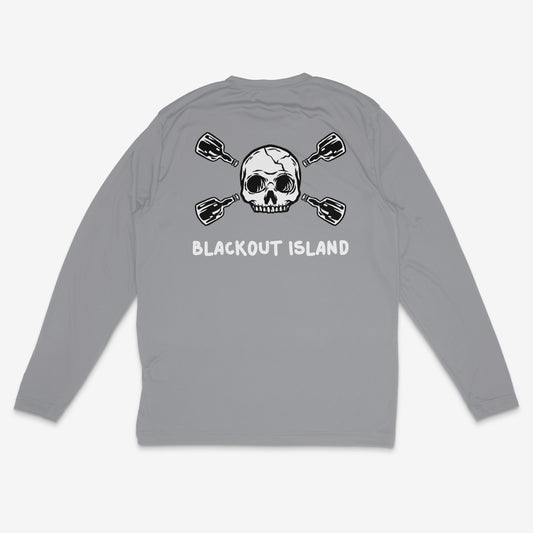 Skull and Bottle SPF Fishing Long Sleeve Performance Shirt