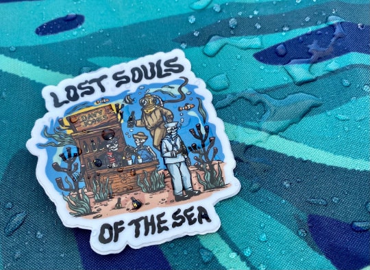 Lost souls of the Seas Waterproof Sticker